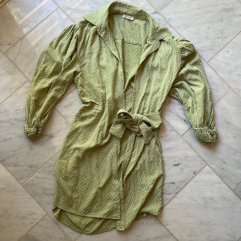 Ghospell (Asos) Green Wrap Dress, Large 💚💚